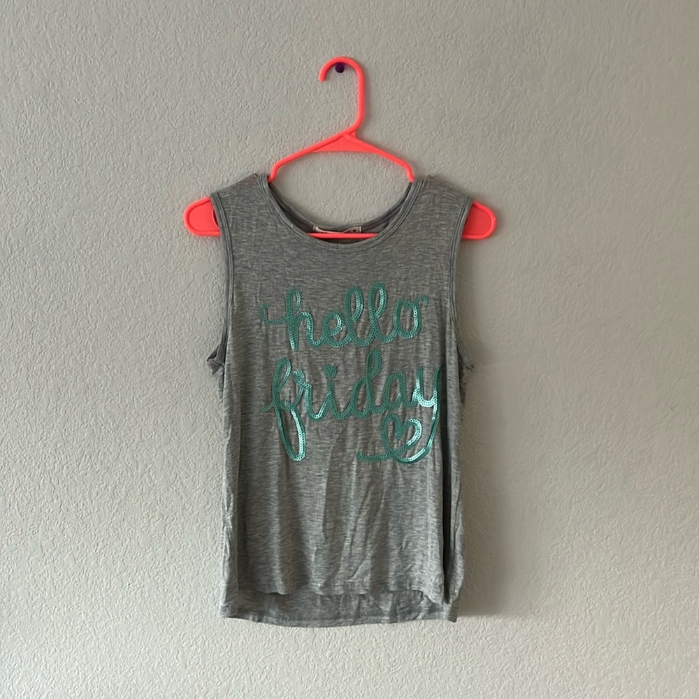 hello friday nylon apparel tank